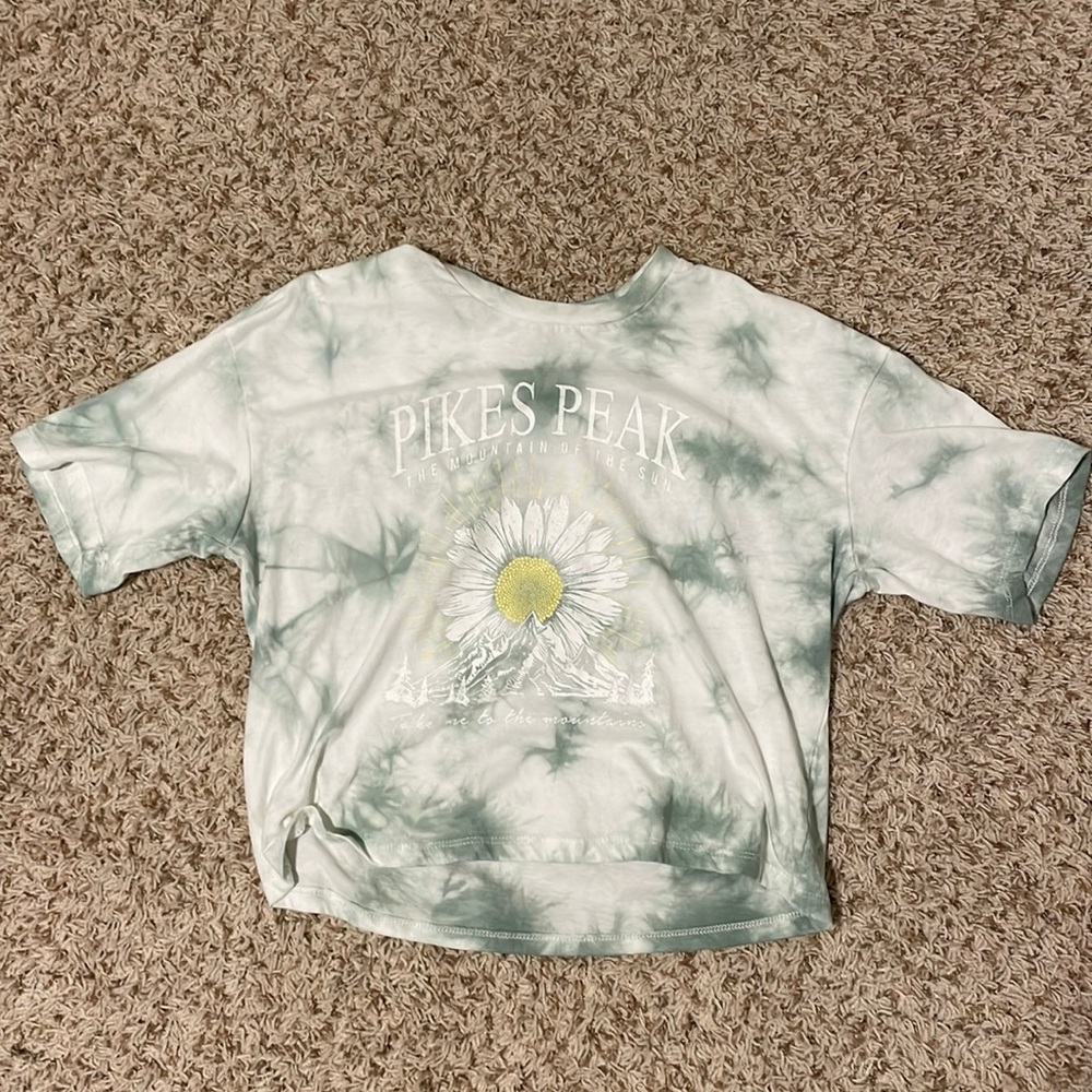green and white tie dye!